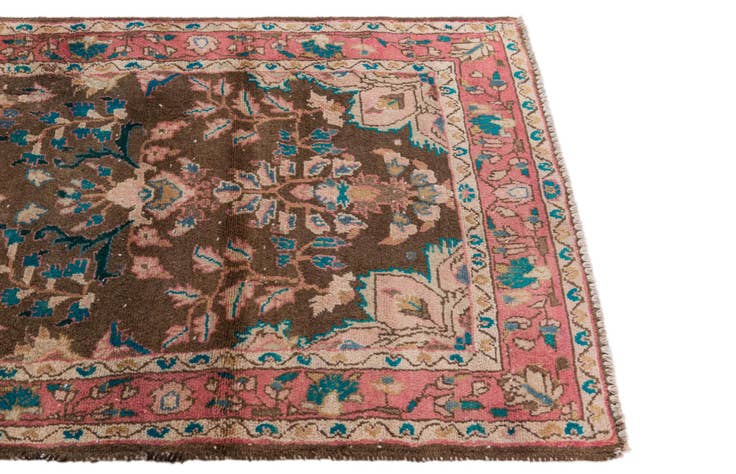 Detail image of 3' x 5' 6 Hand Knotted Ultra Vintage Persian Wool Rug
