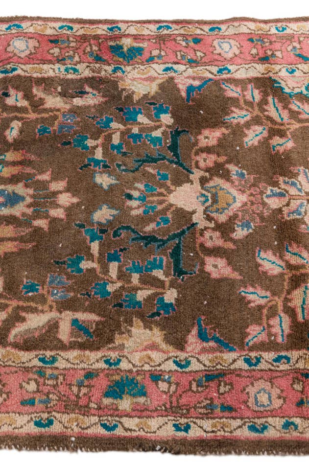 Detail image of 3' x 5' 6 Hand Knotted Ultra Vintage Persian Wool Rug
