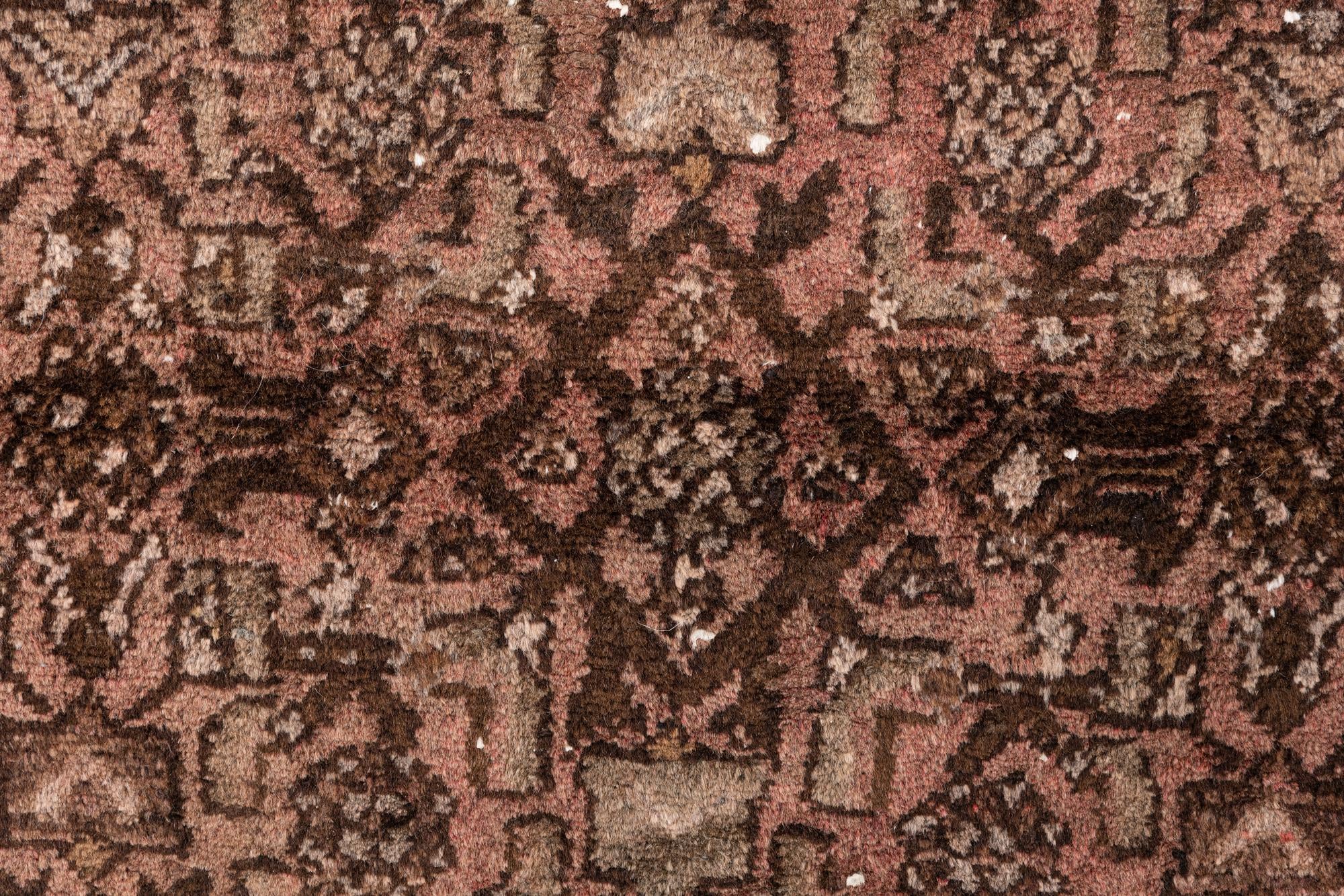 3' 7 x 6' 5 Hand Knotted Ultra Vintage Persian Wool Rug