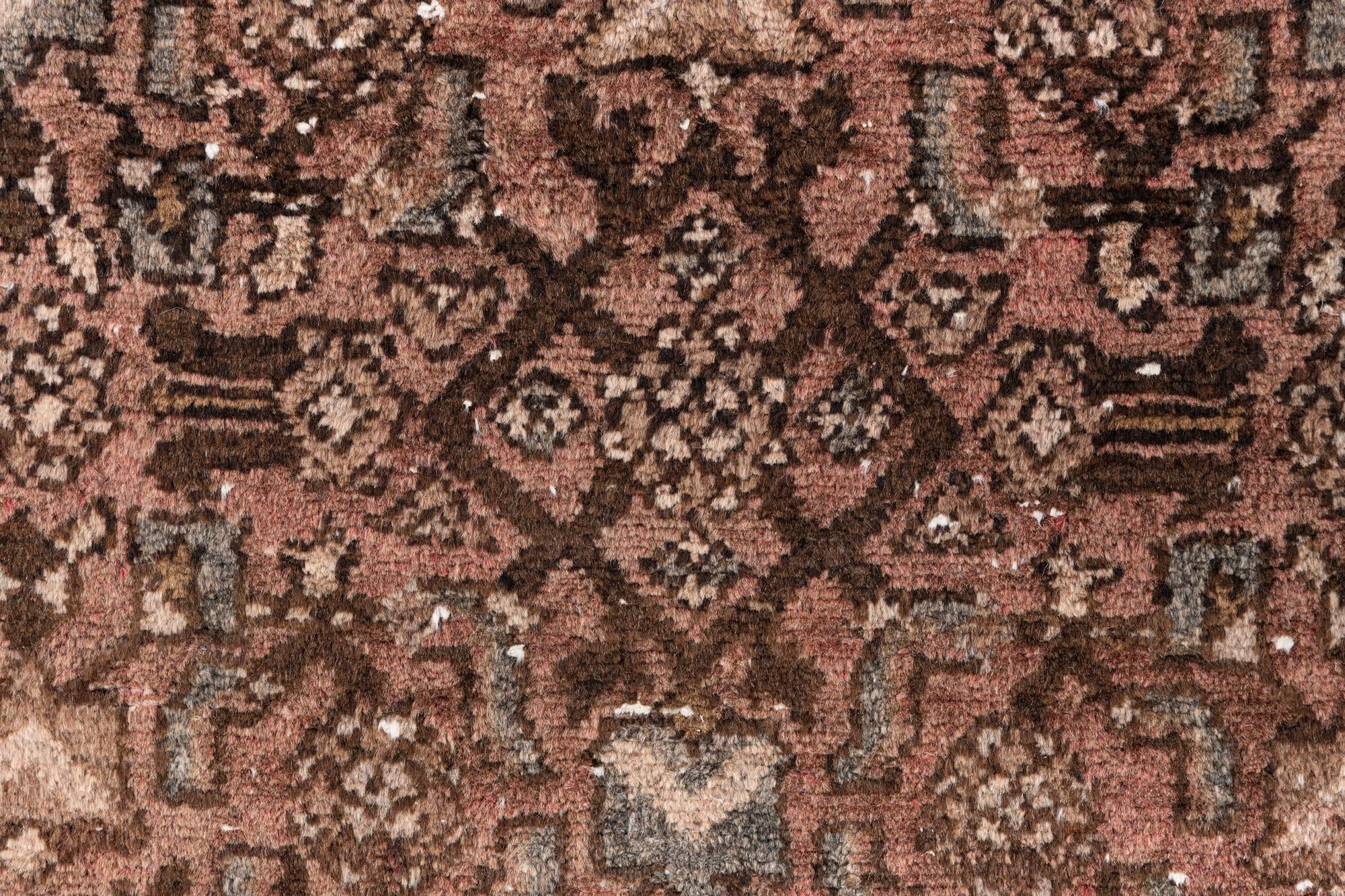 3' 7 x 6' 5 Hand Knotted Ultra Vintage Persian Wool Rug