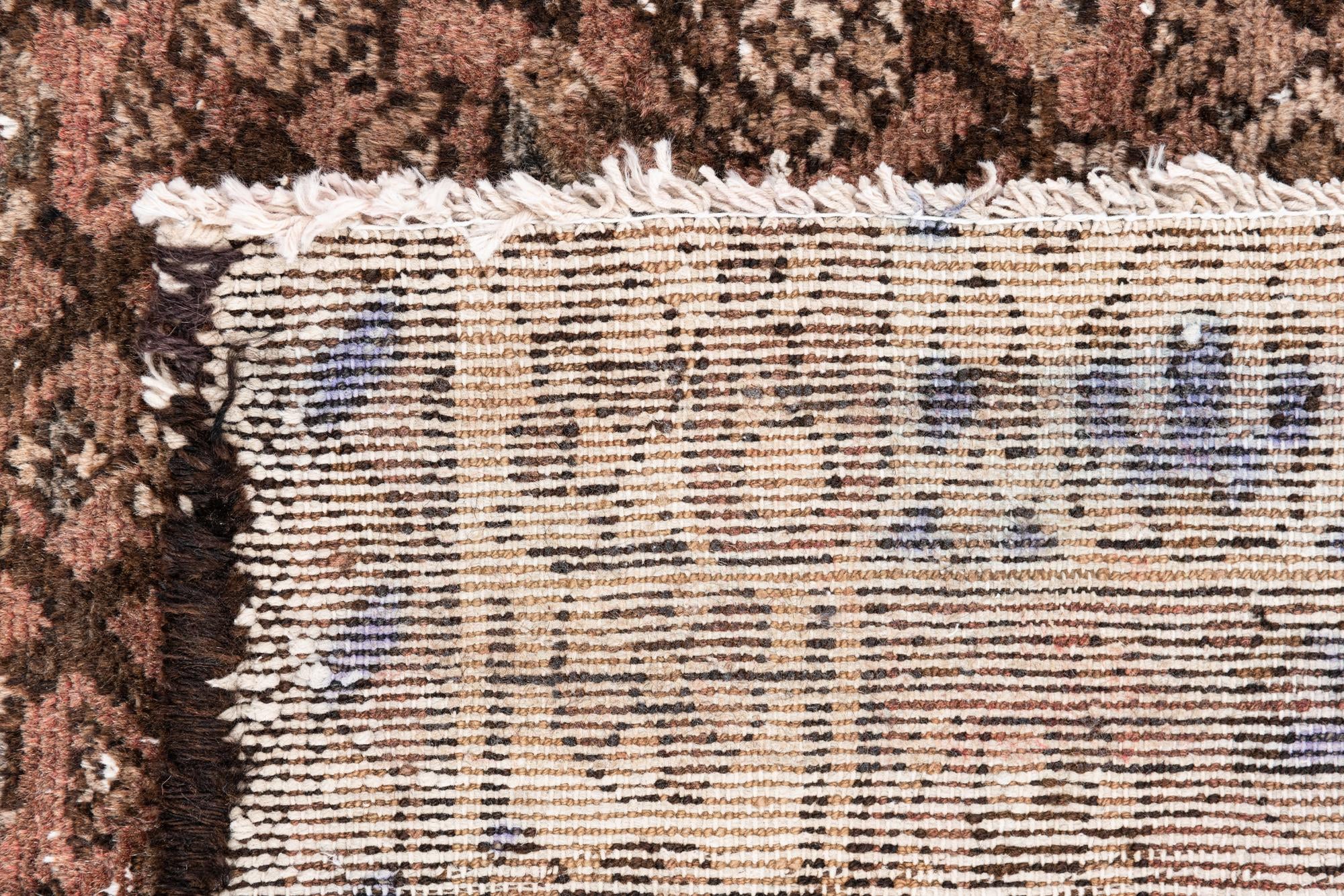 3' 7 x 6' 5 Hand Knotted Ultra Vintage Persian Wool Rug