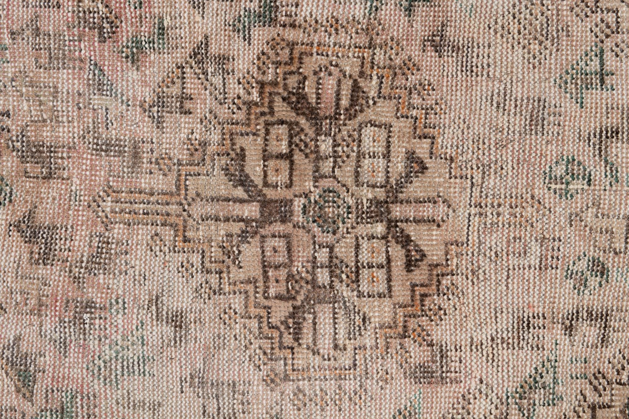 3' 10 x 5' 4 Hand Knotted Ultra Vintage Persian Wool Rug