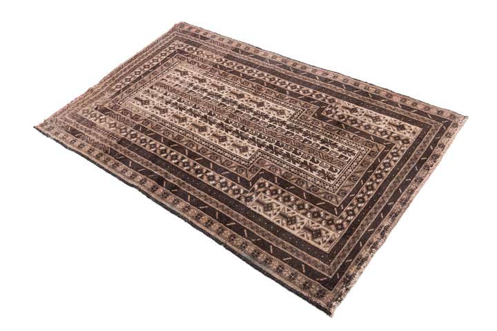 3' x 4' 8 Hand Knotted Ultra Vintage Persian Wool Rug