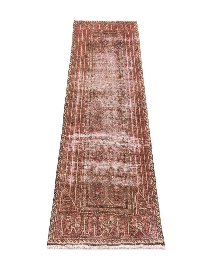 Detail image of 2' 9 x 5' 3  Hand Knotted Ultra Vintage Persian Wool Rug