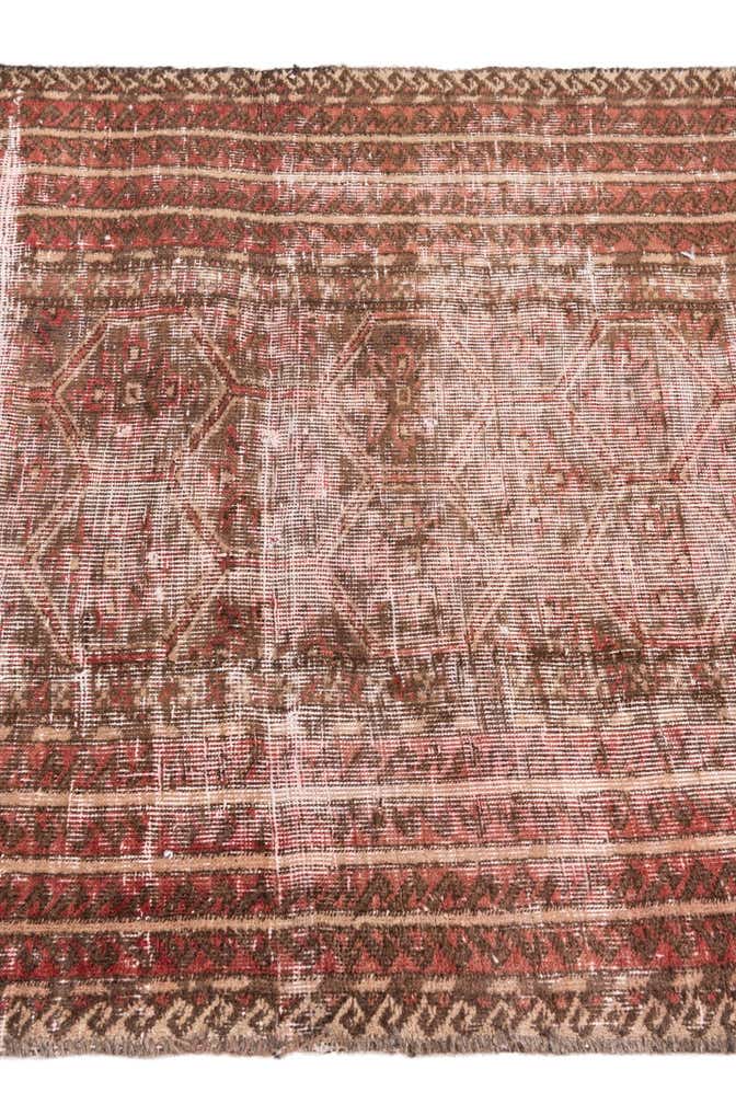 2' 9 x 5' 3 Hand Knotted Ultra Vintage Persian Wool Rug