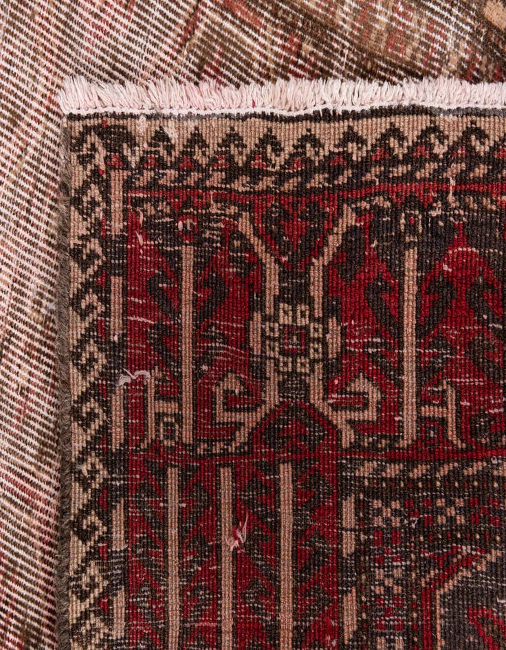 Detail image of 2' 9 x 5' 3  Hand Knotted Ultra Vintage Persian Wool Rug