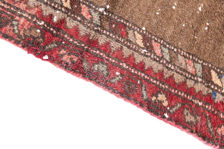 Detail image of 3' 4 x 4' 3 Hand Knotted Ultra Vintage Persian Wool Rug