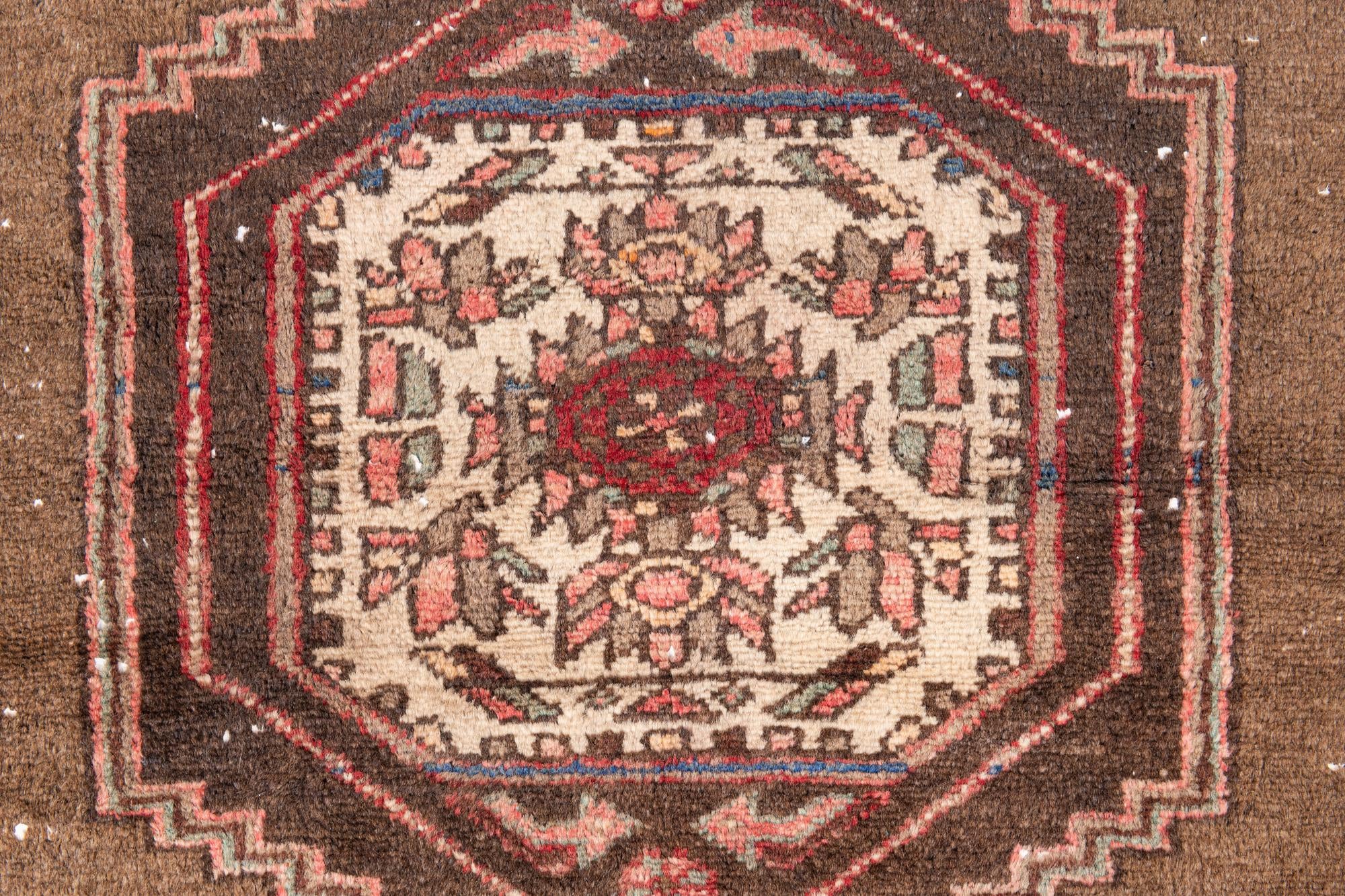 3' 4 x 4' 3 Hand Knotted Ultra Vintage Persian Wool Rug