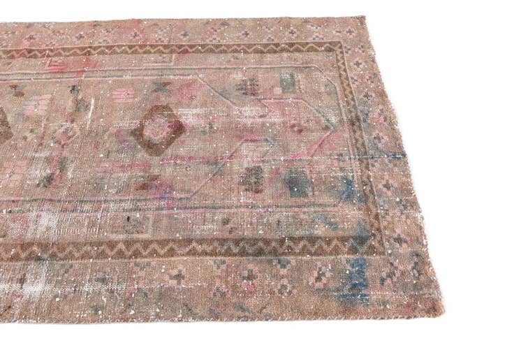 Detail image of 4' x 6' 9 Hand Knotted Ultra Vintage Persian Wool Rug