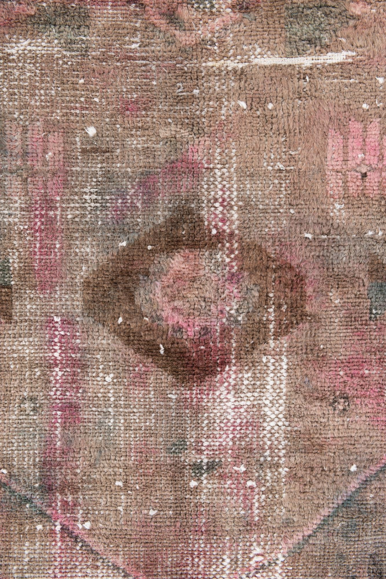 4' x 6' 9 Hand Knotted Ultra Vintage Persian Wool Rug