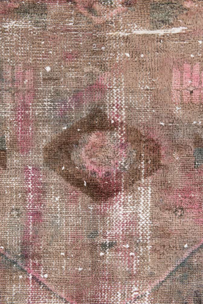 4' x 6' 9 Hand Knotted Ultra Vintage Persian Wool Rug