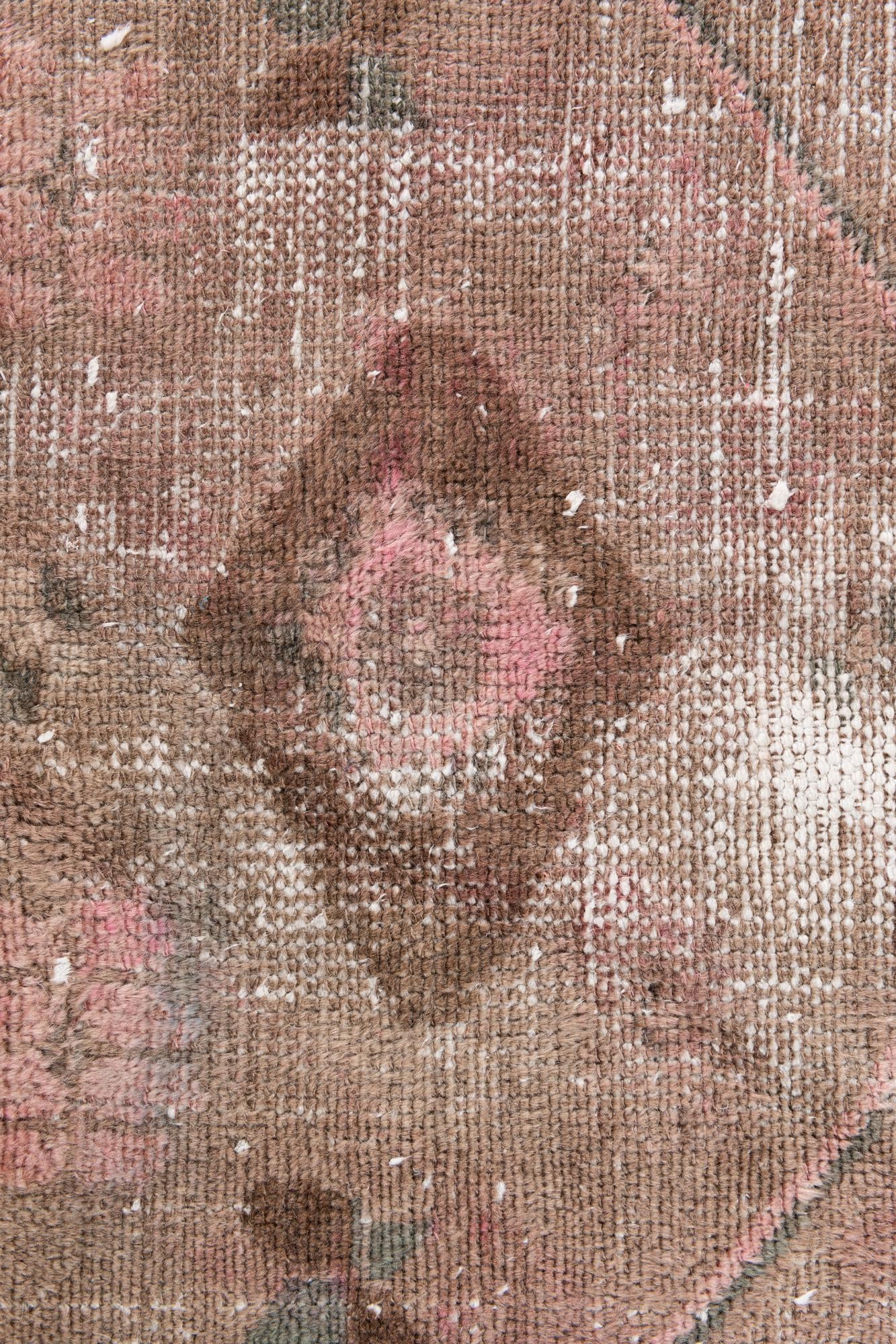4' x 6' 9 Hand Knotted Ultra Vintage Persian Wool Rug