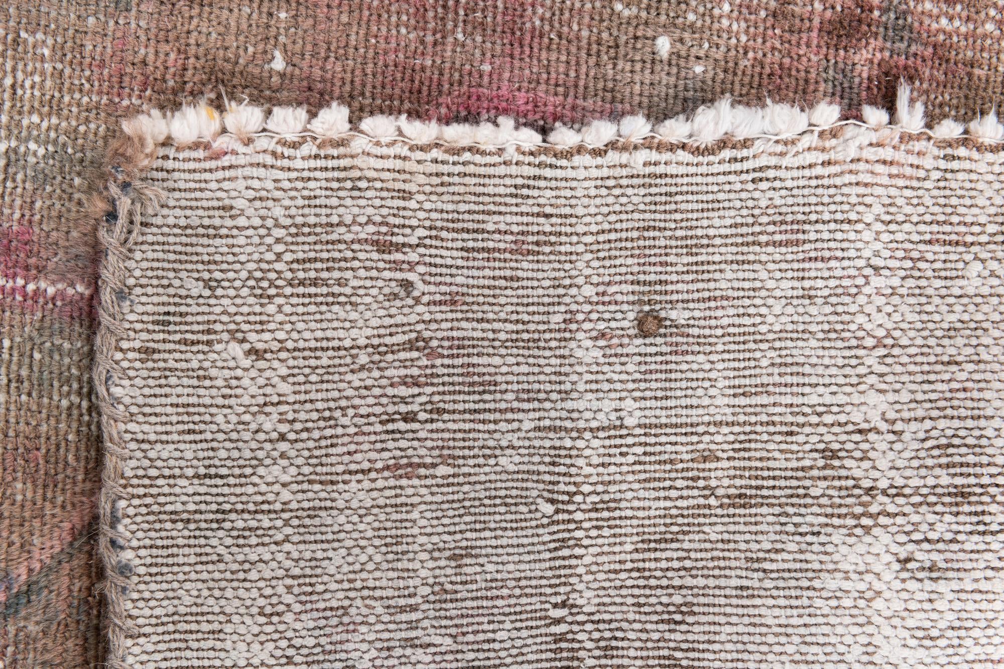 4' x 6' 9 Hand Knotted Ultra Vintage Persian Wool Rug