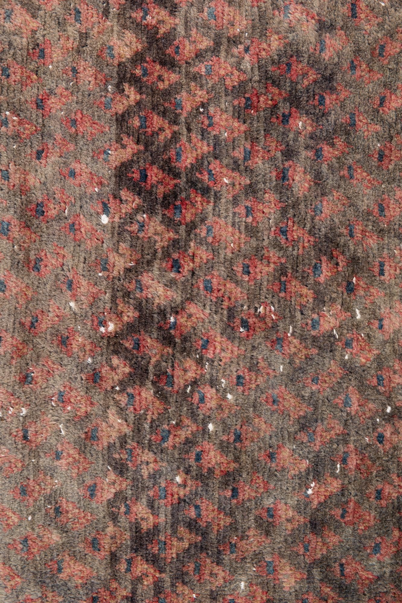 3' 4 x 5' 7 Hand Knotted Ultra Vintage Persian Wool Rug