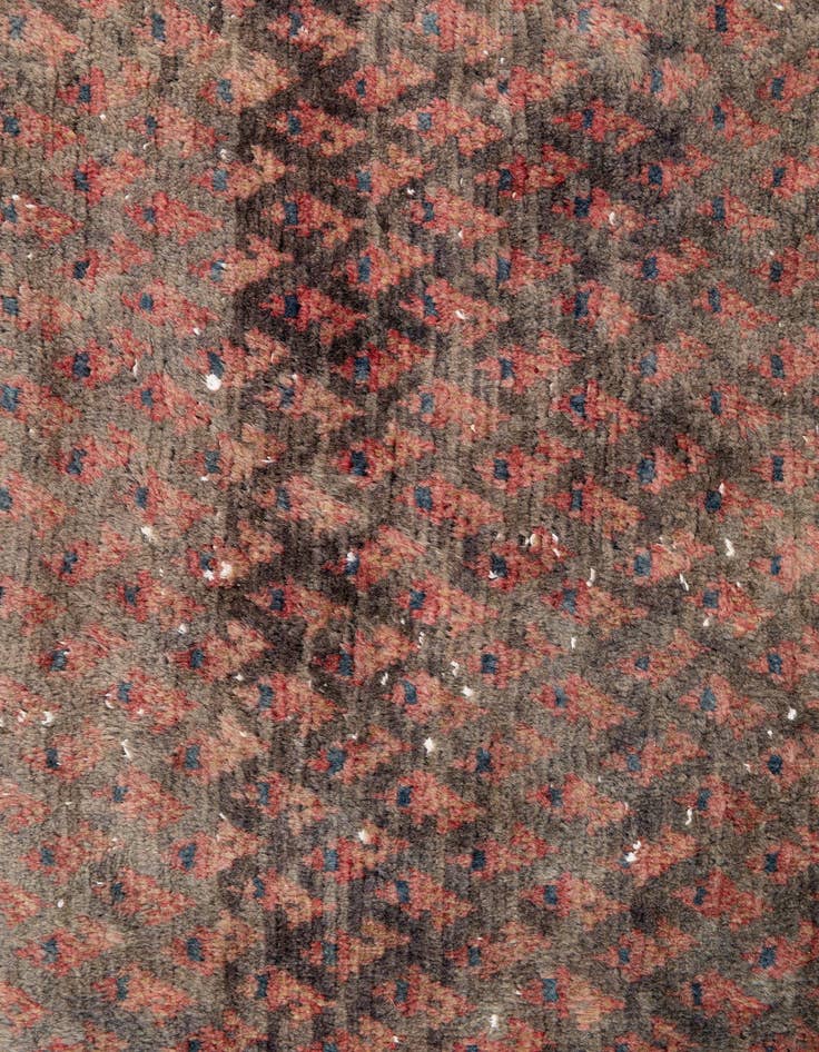 Detail image of 3' 4 x 5' 7  Hand Knotted Ultra Vintage Persian Wool Rug