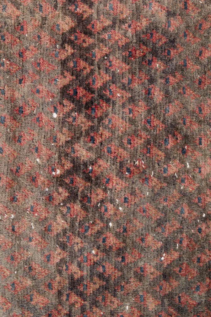 3' 4 x 5' 7 Hand Knotted Ultra Vintage Persian Wool Rug