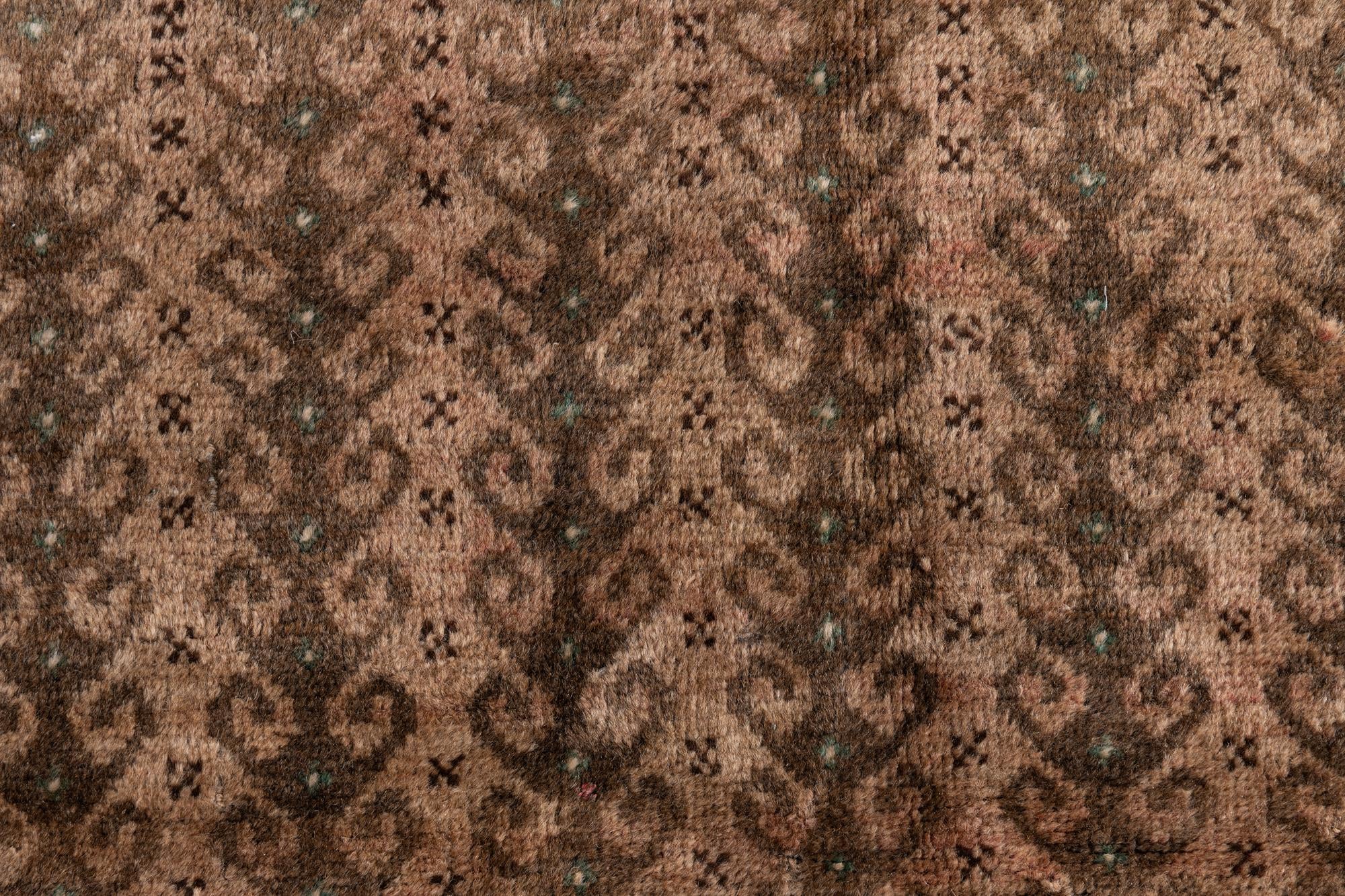 3' 7 x 5' 9 Hand Knotted Ultra Vintage Persian Wool Rug