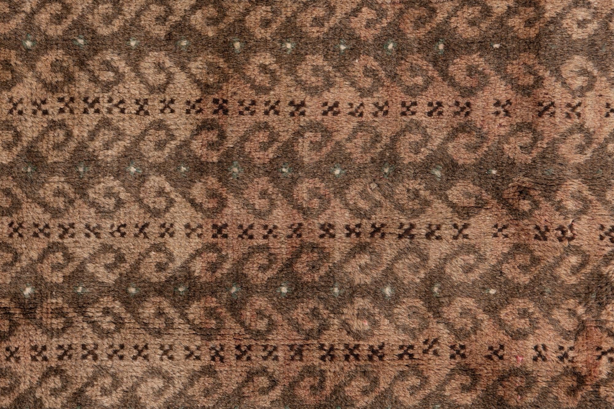 3' 7 x 5' 9 Hand Knotted Ultra Vintage Persian Wool Rug
