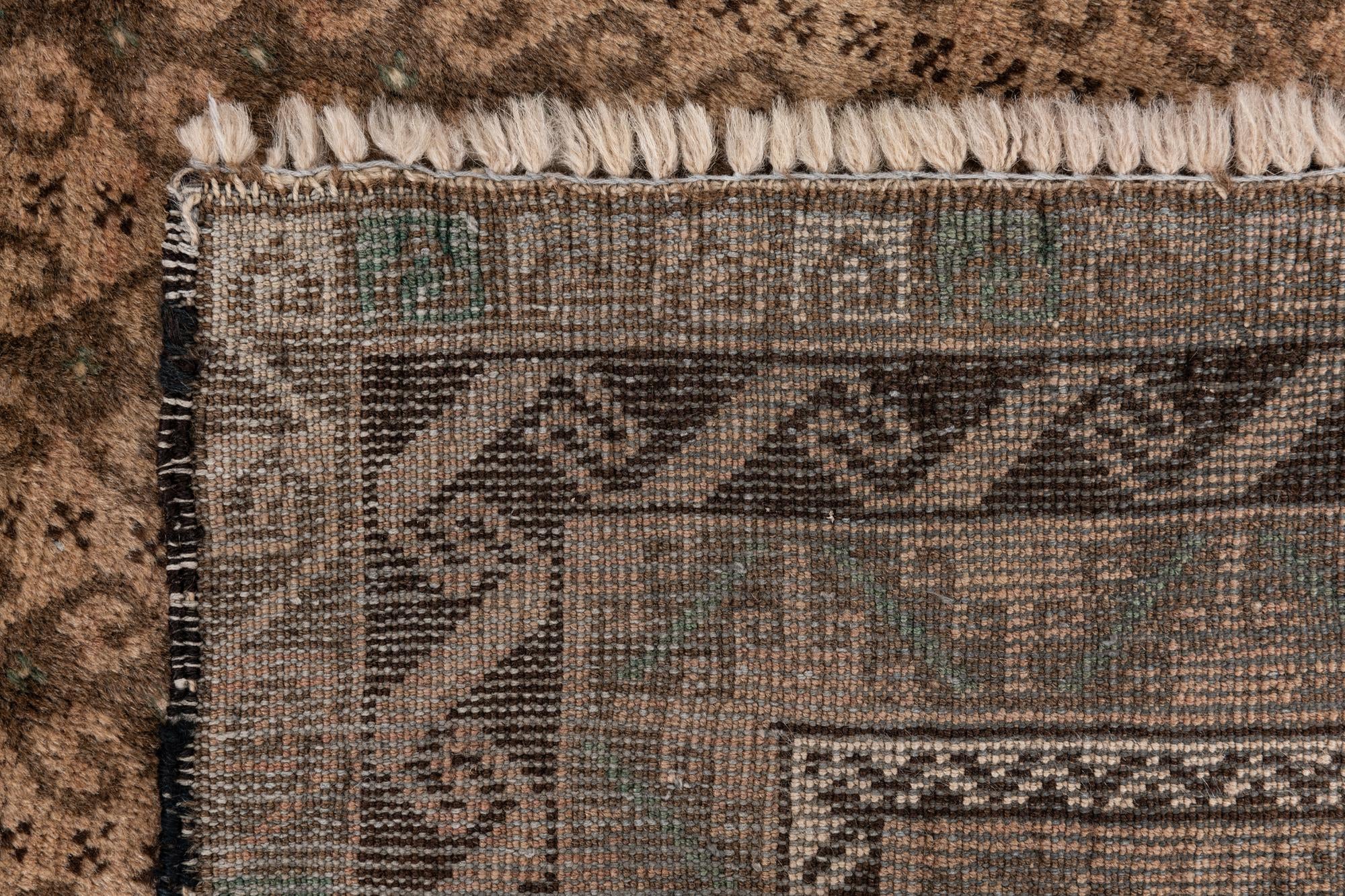3' 7 x 5' 9 Hand Knotted Ultra Vintage Persian Wool Rug