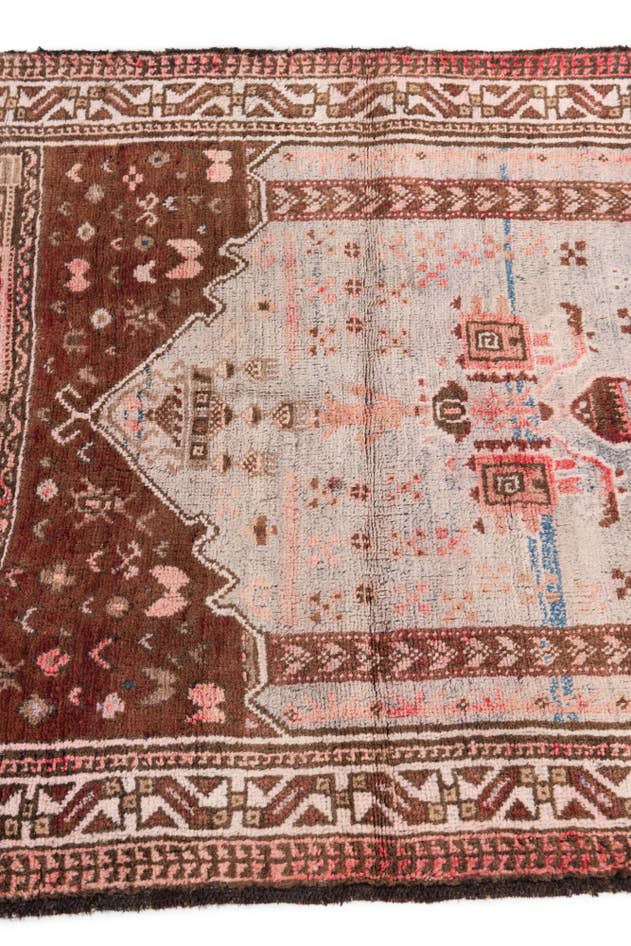 Detail image of 3' x 4' 3 Hand Knotted Ultra Vintage Persian Wool Rug
