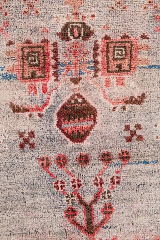 3' x 4' 3 Hand Knotted Ultra Vintage Persian Wool Rug