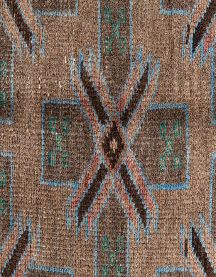 Detail image of 3' 4 x 6'  Hand Knotted Ultra Vintage Persian Wool Rug