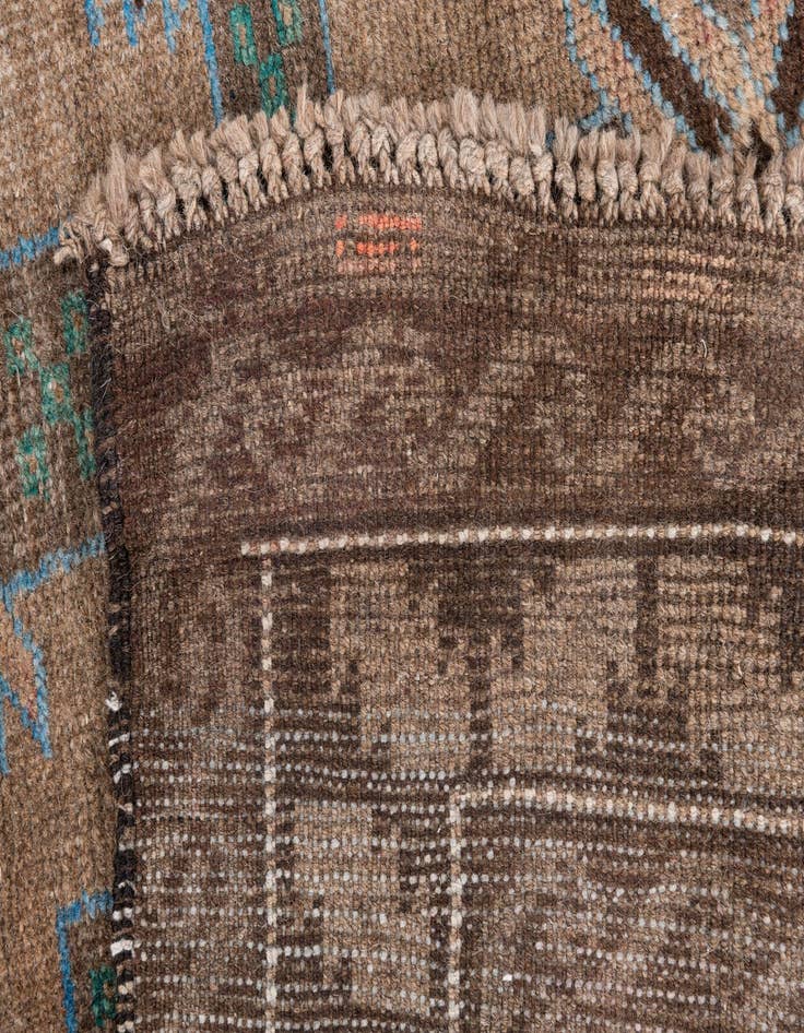 Detail image of 3' 4 x 6'  Hand Knotted Ultra Vintage Persian Wool Rug