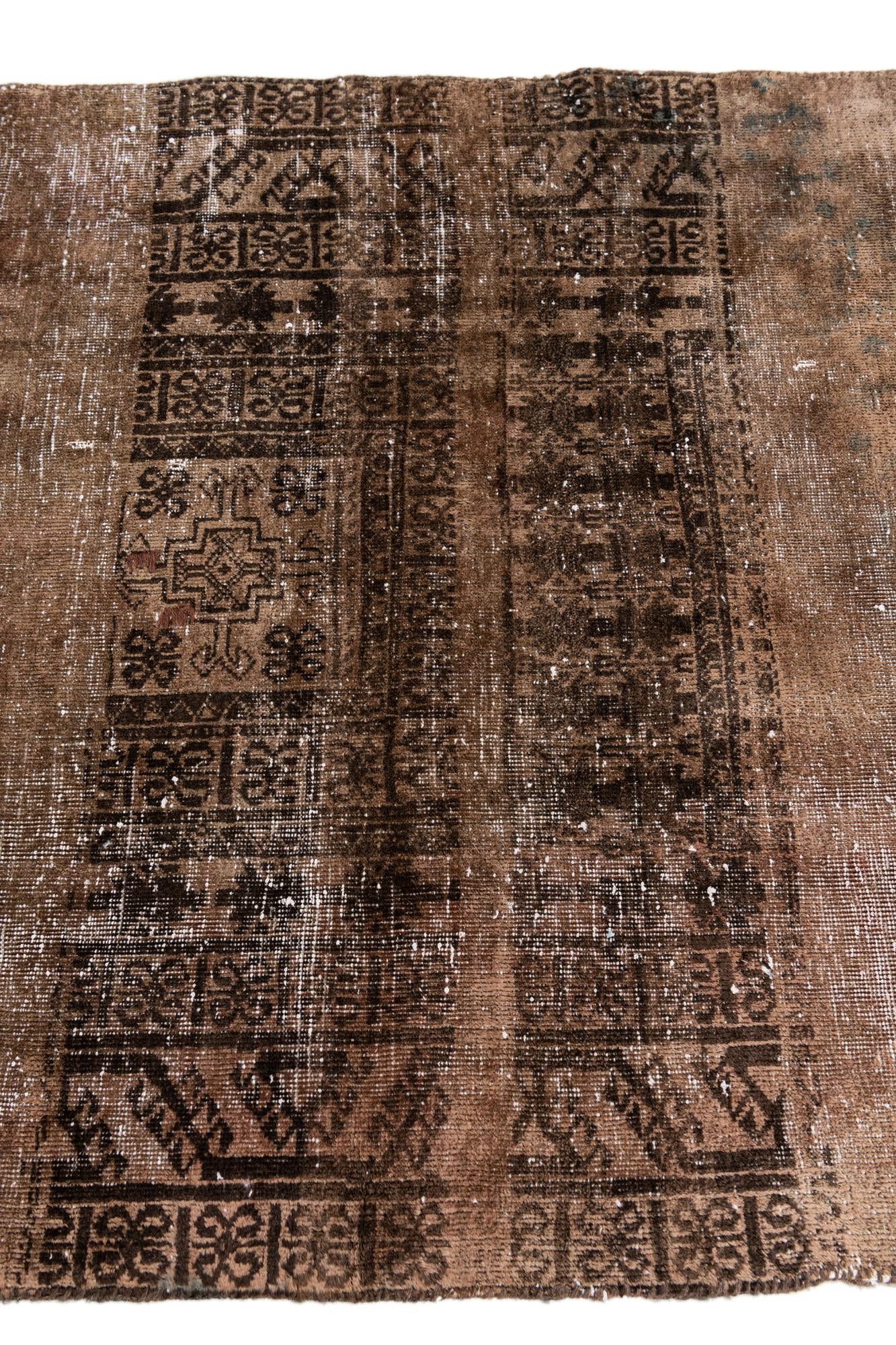 3' 3 x 6' 2 Hand Knotted Ultra Vintage Persian Wool Rug