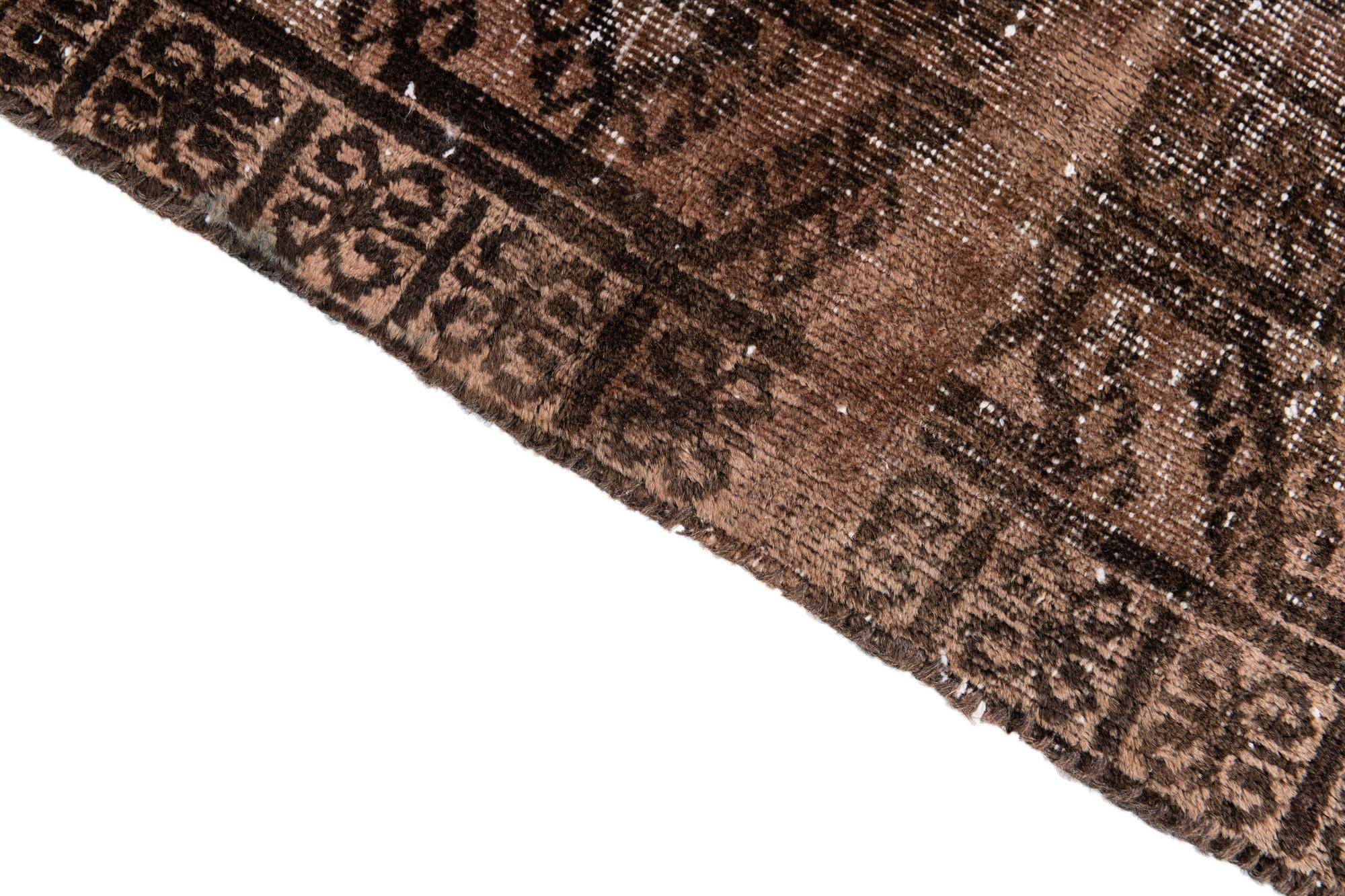 3' 3 x 6' 2 Hand Knotted Ultra Vintage Persian Wool Rug