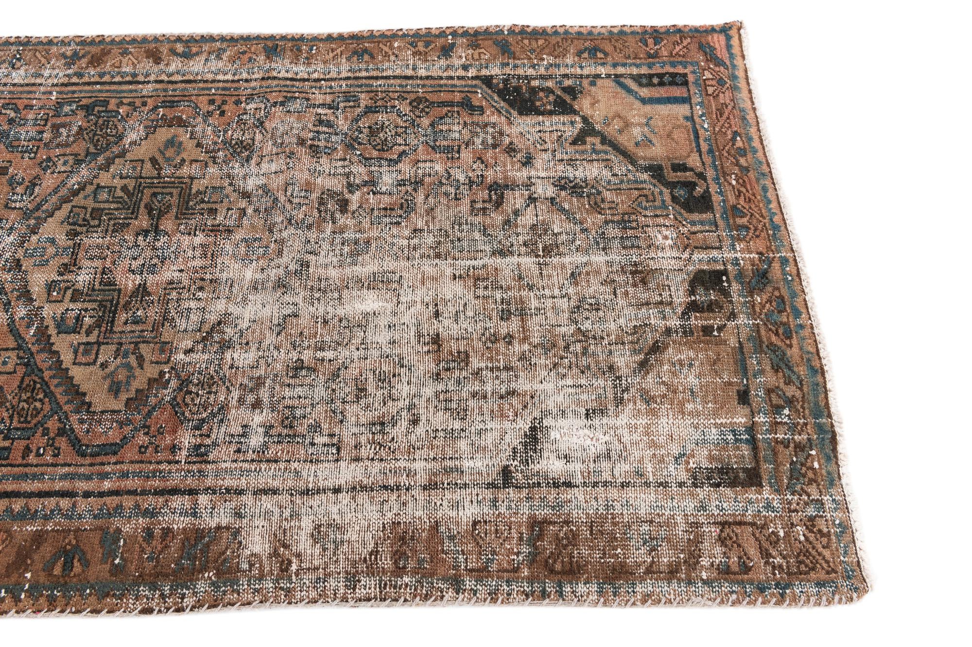 3' 3 x 6' 4 Hand Knotted Ultra Vintage Persian Wool Rug