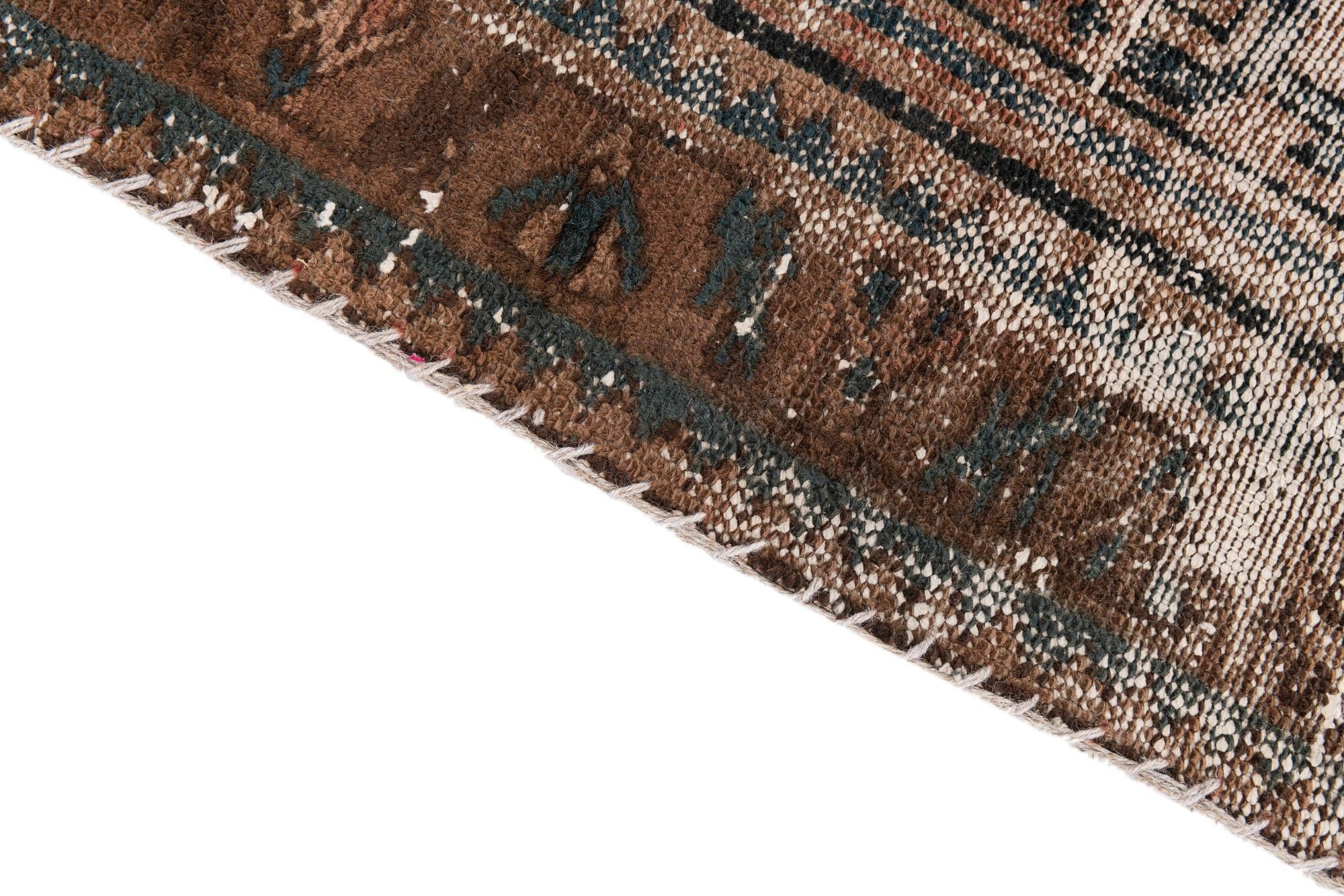 3' 3 x 6' 4 Hand Knotted Ultra Vintage Persian Wool Rug