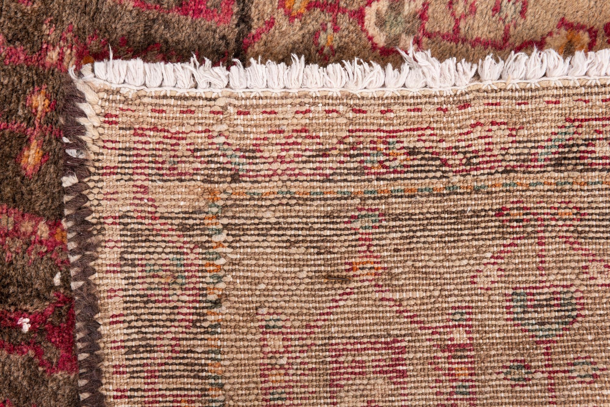 2' 4 x 4' 2 Hand Knotted Ultra Vintage Persian Wool Rug
