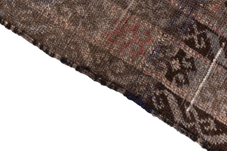 Detail image of 80cm x 130cm anudado a mano Ultra Vintage Alfombra Persa Lana