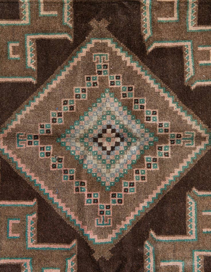 Detail image of 2' 7 x 3' 9  Hand Knotted Ultra Vintage Persian Wool Rug