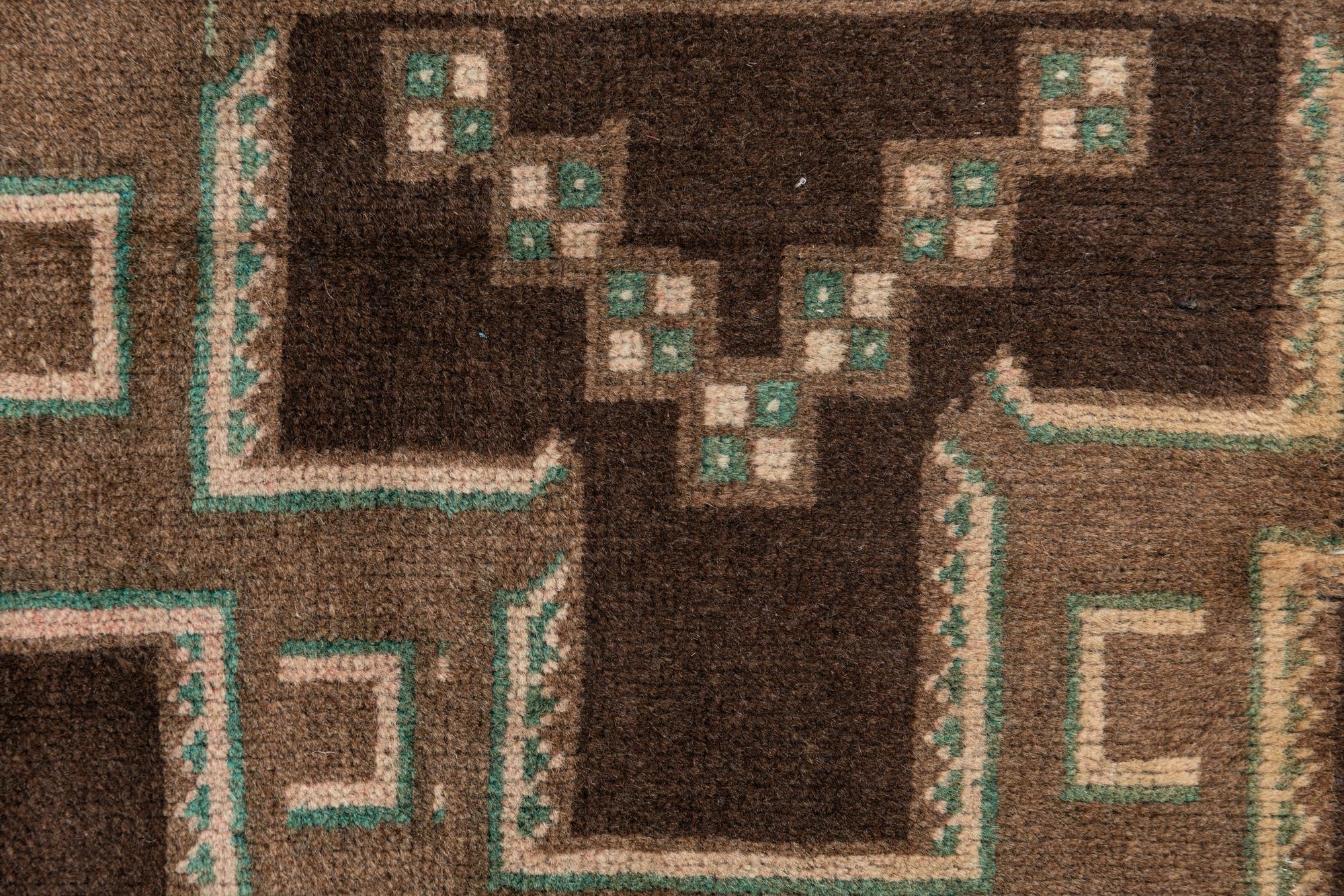 2' 7 x 3' 9 Hand Knotted Ultra Vintage Persian Wool Rug