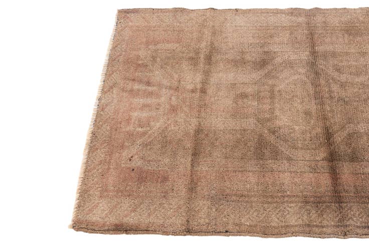 Detail image of 2' 10 x 4' 7 Hand Knotted Ultra Vintage Persian Wool Rug