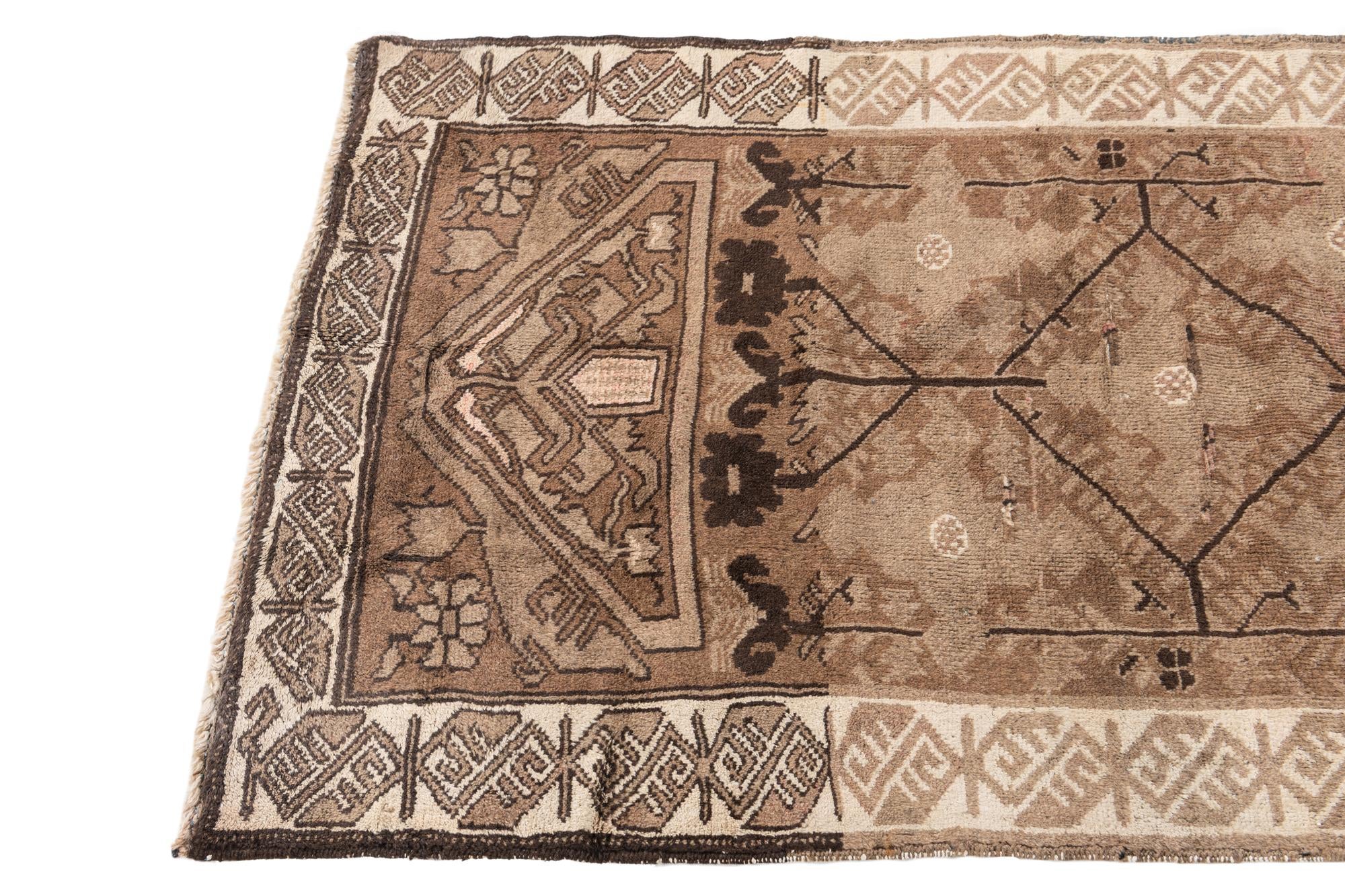 2' 8 x 4' 4 Hand Knotted Ultra Vintage Persian Wool Rug