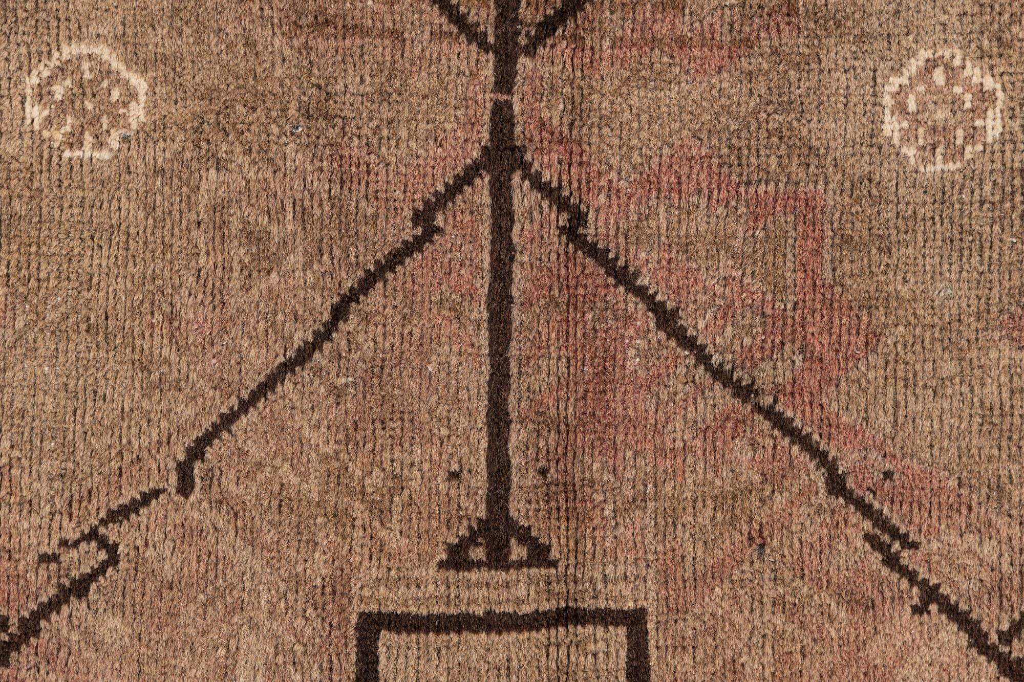 2' 8 x 4' 4 Hand Knotted Ultra Vintage Persian Wool Rug