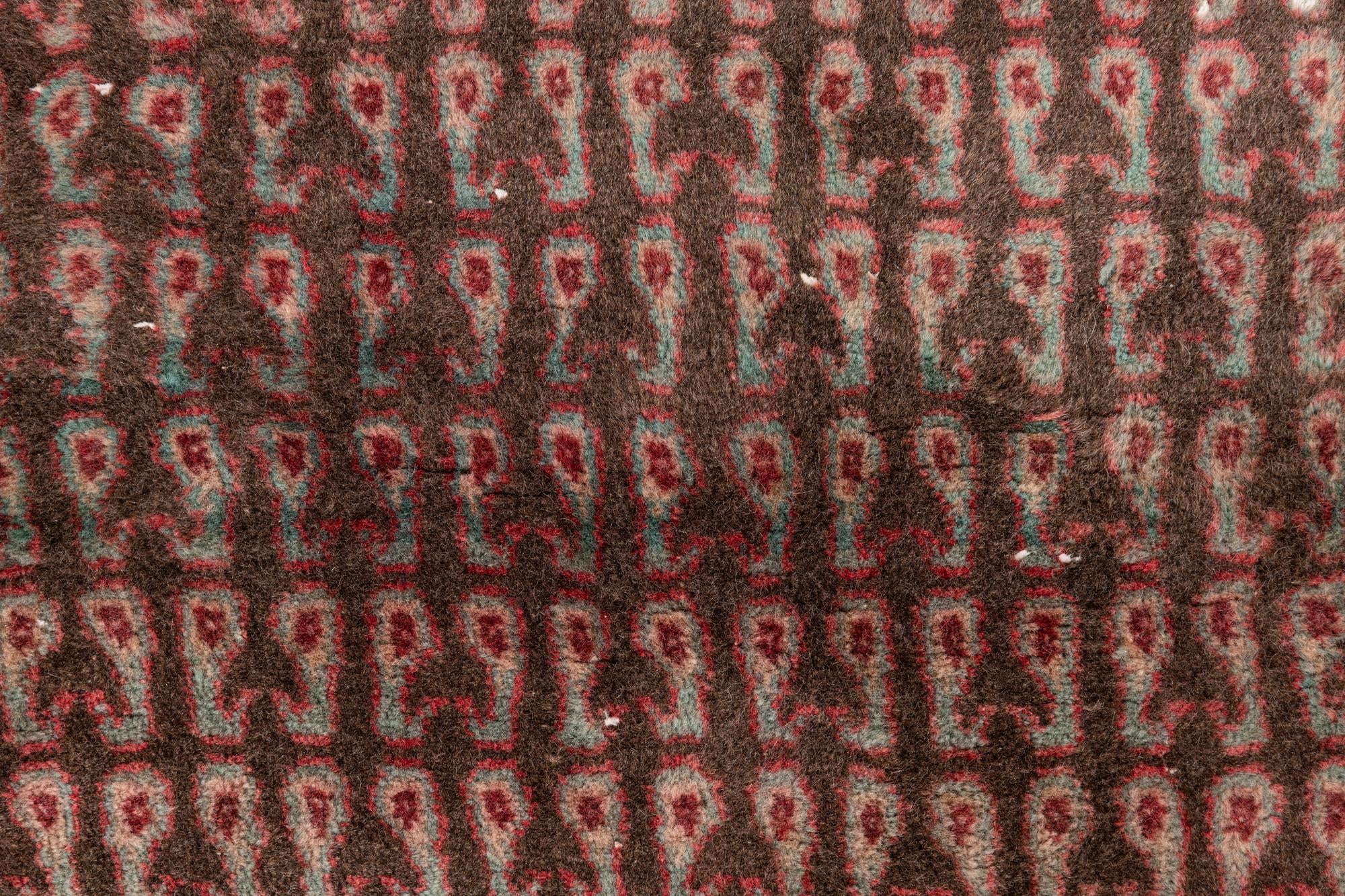 3' 3 x 3' 9 Hand Knotted Ultra Vintage Persian Wool Rug