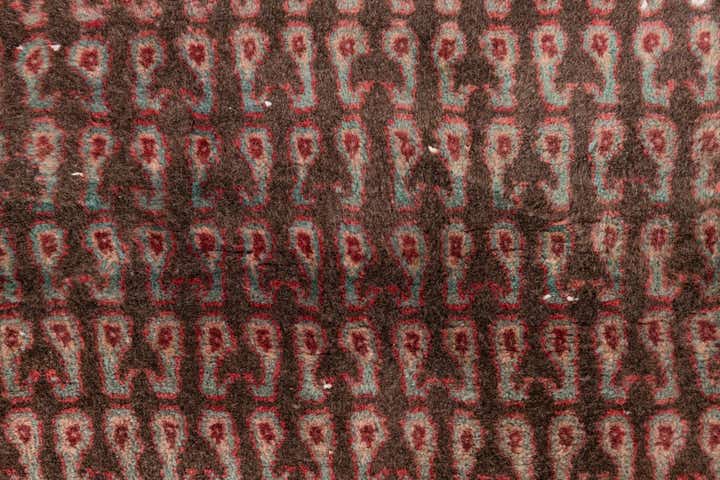 3' 3 x 3' 9 Hand Knotted Ultra Vintage Persian Wool Rug