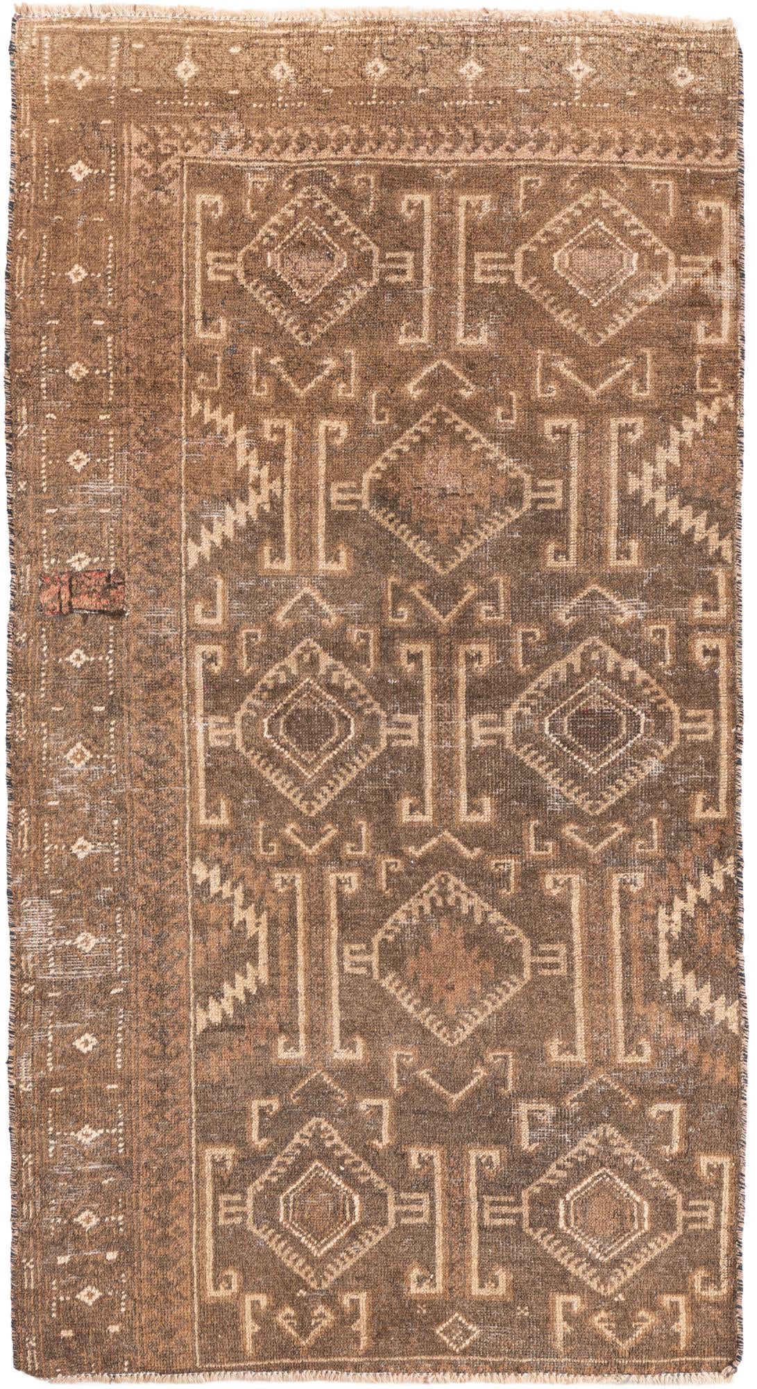 2' 9 x 5' 4 Hand Knotted Ultra Vintage Persian Wool Rug