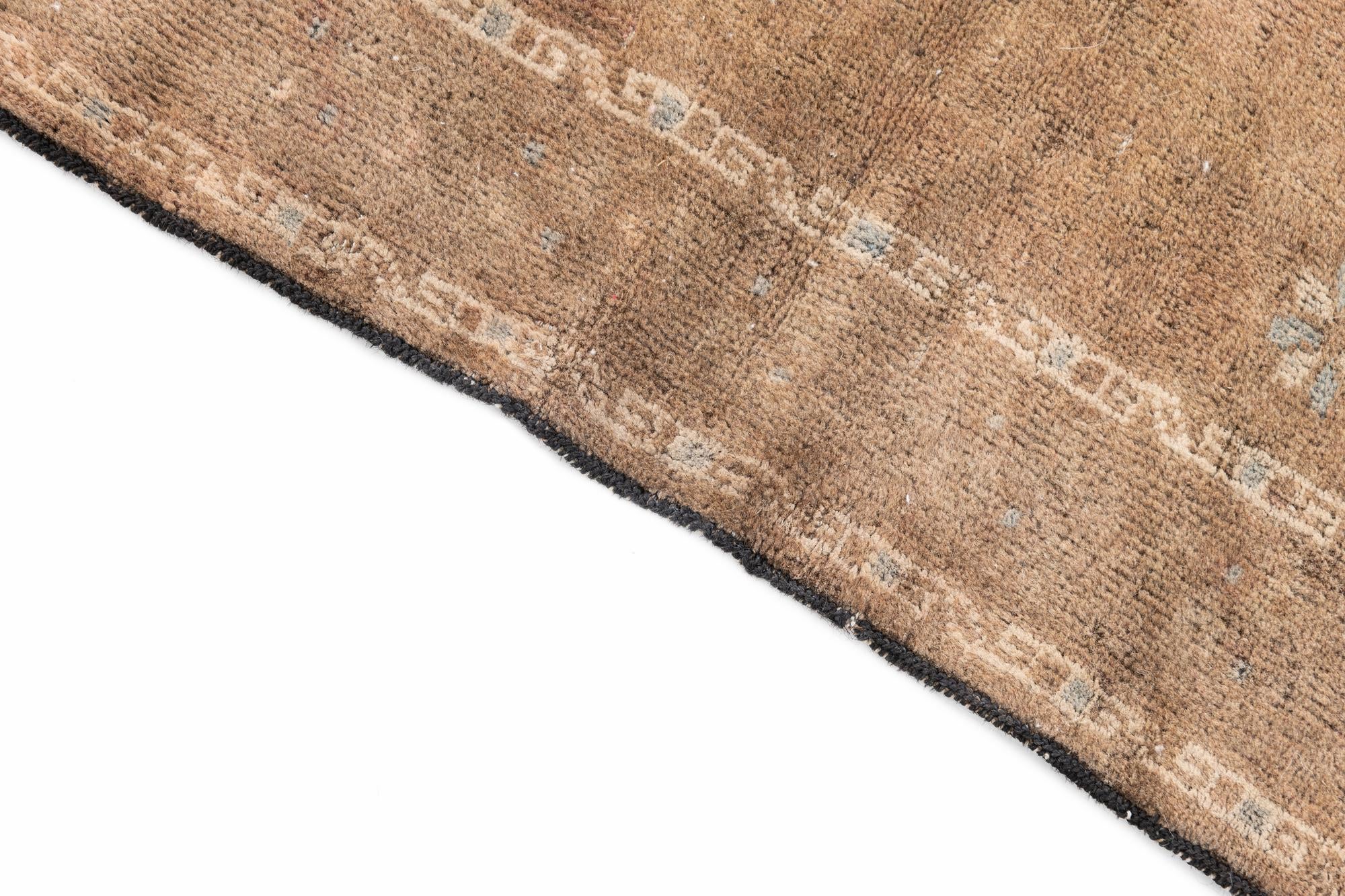 2' 9 x 4' 4 Hand Knotted Ultra Vintage Persian Wool Rug
