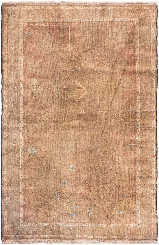 2' 9 x 4' 4 Hand Knotted Ultra Vintage Persian Wool Rug