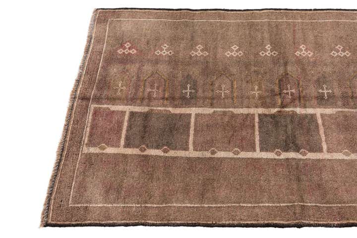 3' x 4' 10 Hand Knotted Ultra Vintage Persian Wool Rug