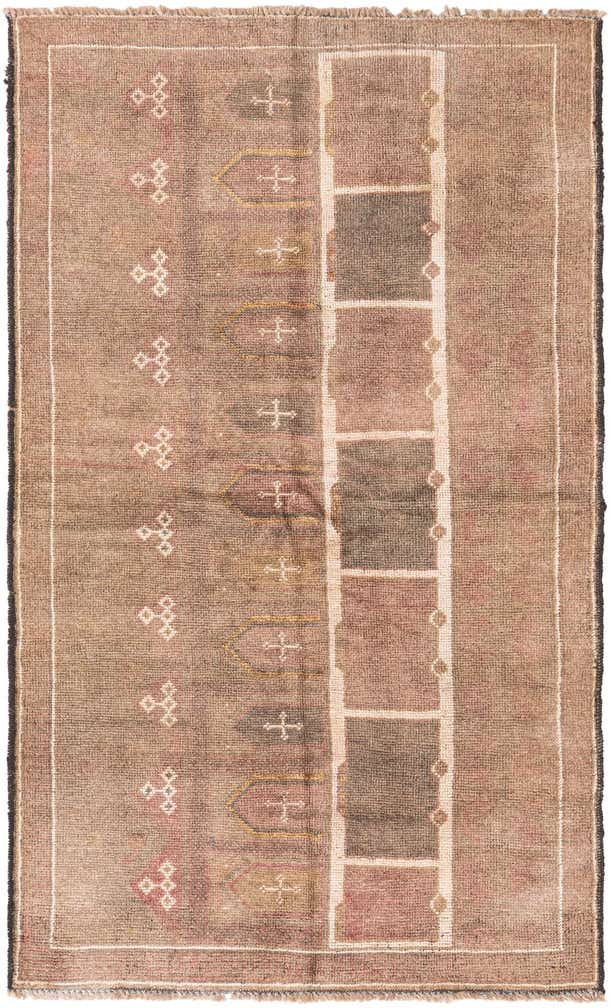 3' x 4' 10 Hand Knotted Ultra Vintage Persian Wool Rug