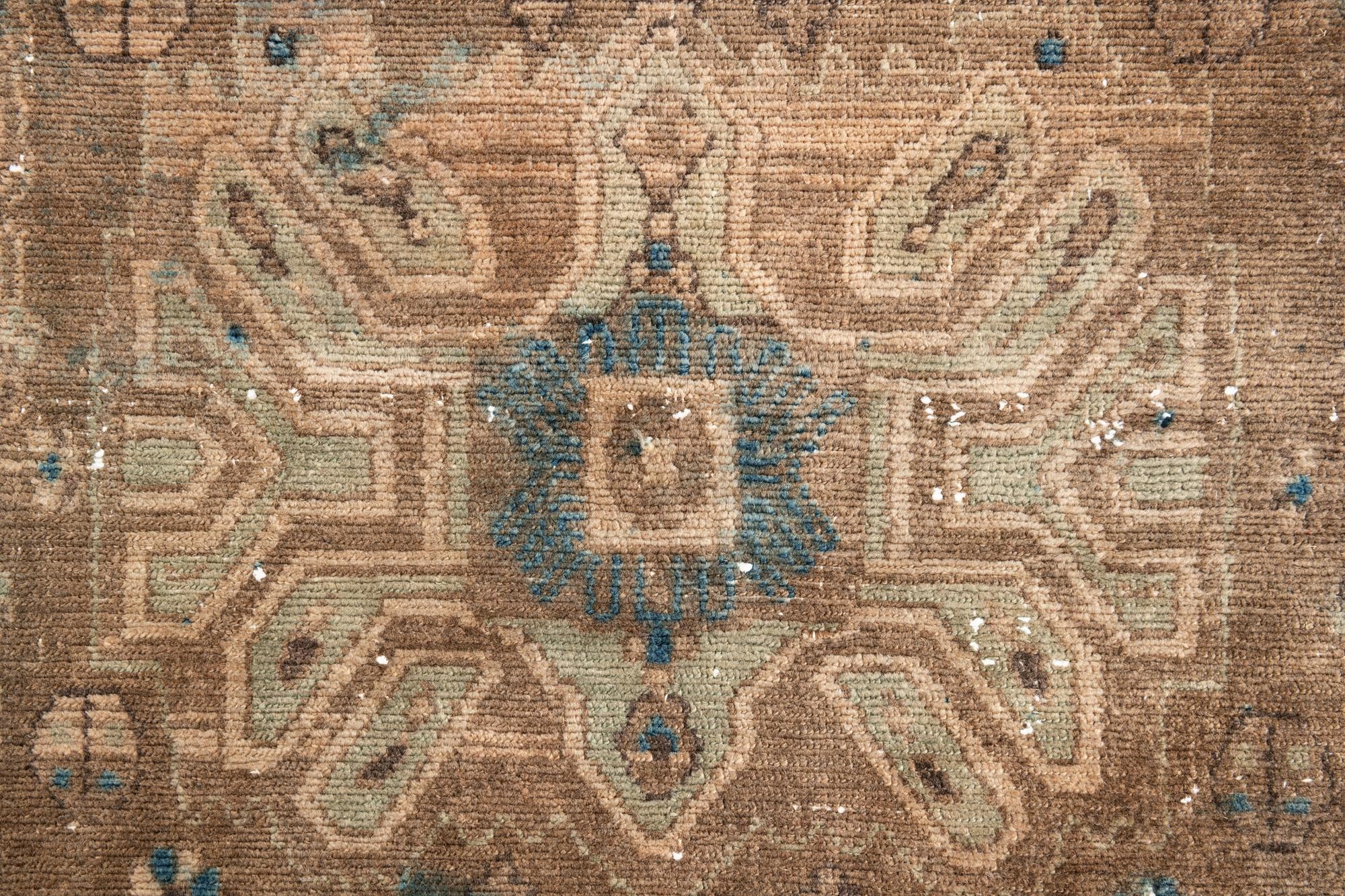 3' 9 x 5' 5 Hand Knotted Ultra Vintage Persian Wool Rug