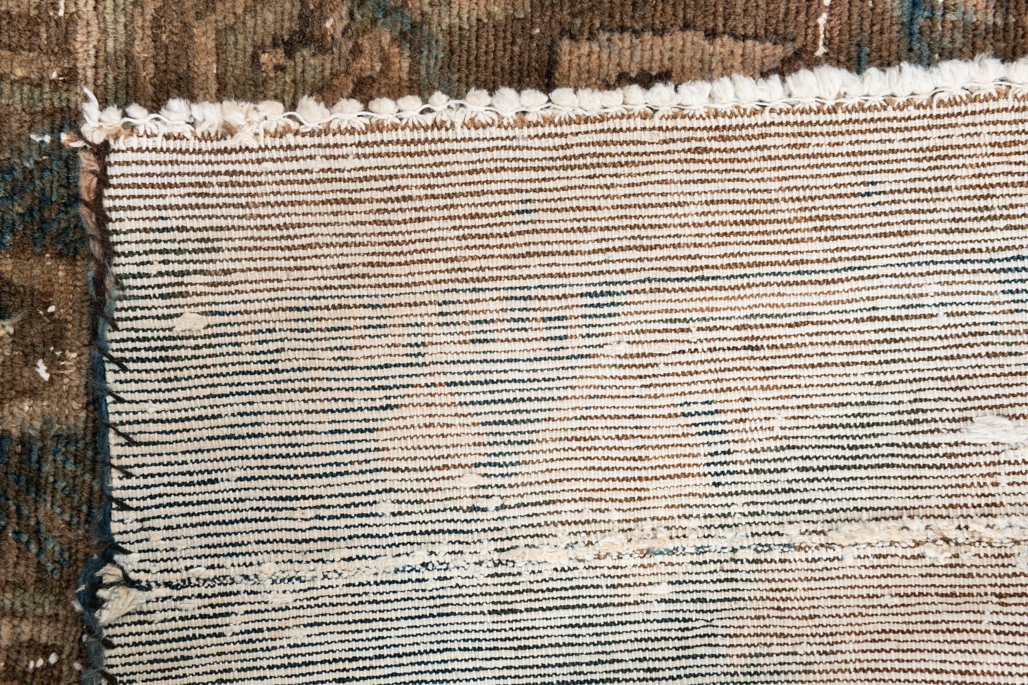 3' 9 x 5' 5 Hand Knotted Ultra Vintage Persian Wool Rug
