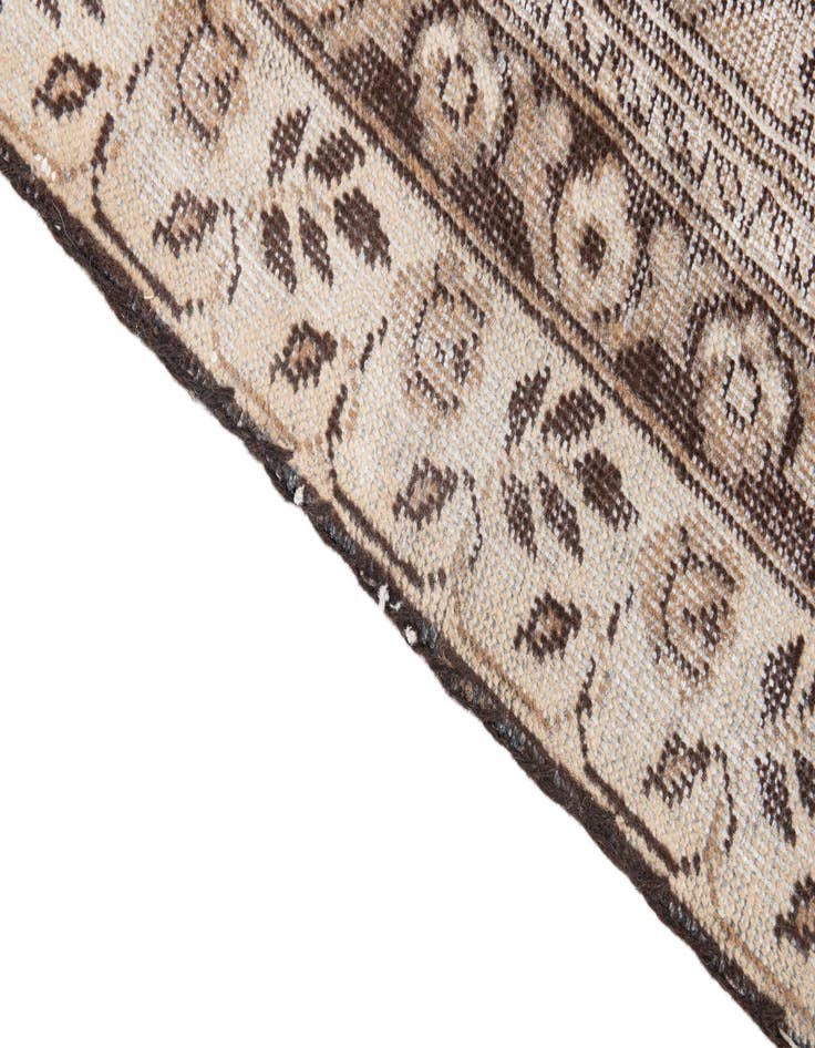 Detail image of 6' 2 x 9' 3  Hand Knotted Ultra Vintage Persian Wool Rug