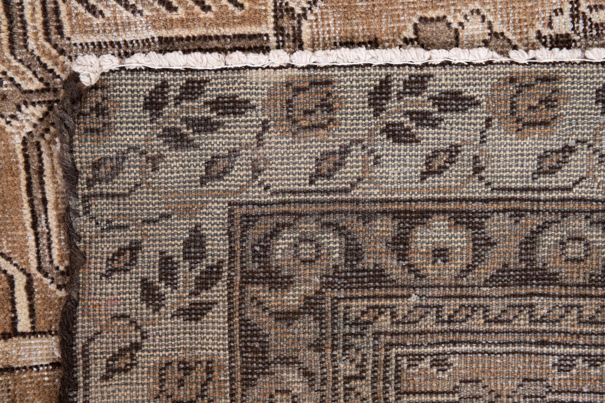 6' 2 x 9' 3 Hand Knotted Ultra Vintage Persian Wool Rug
