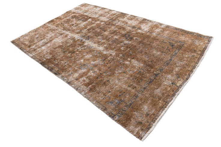 Detail image of 5' 3 x 7' 9 Hand Knotted Ultra Vintage Persian Wool Rug